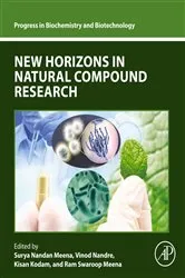 Book cover of New Horizons in Natural Compound Research by Surya Nandan Meena
