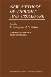 Book cover of New Methods of Thought and Procedure by F. Zwicky