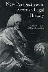 Book cover of New Perspectives in Scottish Legal History by A. K. R Kiralfy