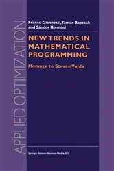 Book cover of New Trends in Mathematical Programming by F. Giannessi
