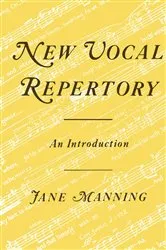 Book cover of New Vocal Repertory by Jane Manning