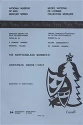 Book cover of Newfoundland mummers' Christmas house-visit by Margaret R. Robertson