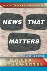 Book cover of News That Matters by Shanto Iyengar