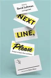 Book cover of Next Line, Please by David Lehman