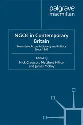 Book cover of NGOs in Contemporary Britain by N. Crowson