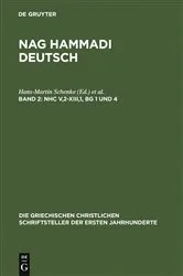 Book cover of NHC V,2-XIII,1, BG 1 und 4 by Hans-Martin Schenke