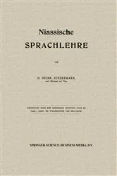 Book cover of Niassische Sprachlehre by Unknown