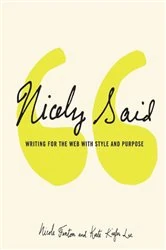 Book cover of Nicely Said by Nicole Fenton