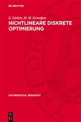 Book cover of Nichtlineare diskrete Optimierung by E. Girlich