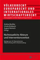 Book cover of Nichtstaatliche Akteure und Interventionsverbot by Unknown