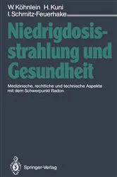 Book cover of Niedrigdosisstrahlung und Gesundheit by Wolfgang KÃ¶hnlein