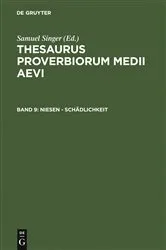Book cover of niesen - Schädlichkeit by Samuel Singer