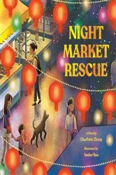 Book cover of Night Market Rescue by Charlotte Cheng