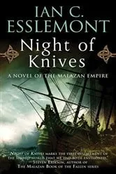Book cover of Night of Knives by Ian C. Esslemont