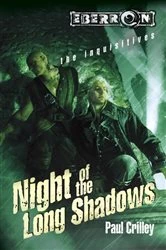 Book cover of Night of Long Shadows by Paul Crilley