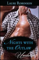Book cover of Nights with the Outlaw by Lauri Robinson