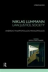 Book cover of Niklas Luhmann: Law, Justice, Society by Andreas Philippopoulos-Mihalopoulos