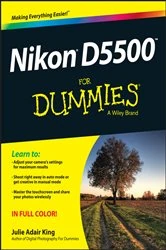 Book cover of Nikon D5500 For Dummies by Julie Adair King