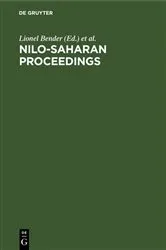 Book cover of Nilo-Saharan Proceedings by Lionel Bender