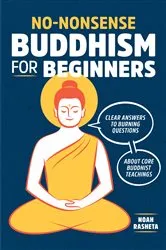 Book cover of No-Nonsense Buddhism for Beginners by Noah Rasheta