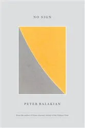 Book cover of No Sign by Peter Balakian