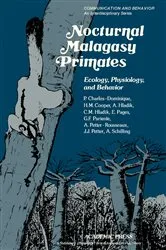 Book cover of Nocturnal Malagasy primates by P. Charles-Dominique