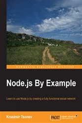 Book cover of Node.js By Example by Krasimir Tsonev