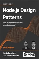 Book cover of Node.js Design Patterns (3rd ed.) by Mario Casciaro