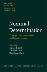 Book cover of Nominal Determination by Elisabeth Stark