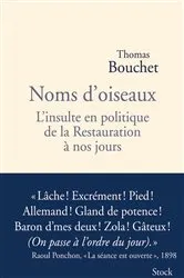 Book cover of Noms d'oiseaux by Thomas Bouchet