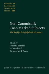 Book cover of Non-Canonically Case-Marked Subjects by Jóhanna Barðdal