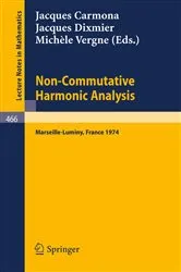 Book cover of Non-Commutative Harmonic Analysis by J. Carmona
