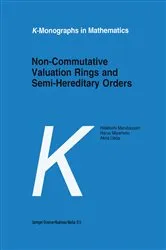 Book cover of Non-Commutative Valuation Rings and Semi-Hereditary Orders by H. Marubayashi