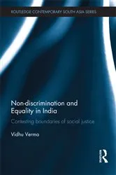 Book cover of Non-discrimination and Equality in India by Vidhu Verma