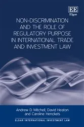 Book cover of Non-Discrimination and the Role of Regulatory Purpose in International Trade and Investment Law by Unknown