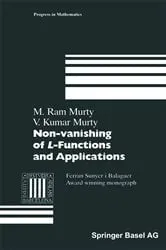 Book cover of Non-vanishing of L-Functions and Applications by Ram M. Murty