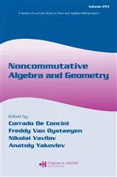 Book cover of Noncommutative Algebra and Geometry by Corrado De Concini