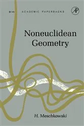 Book cover of NonEuclidean Geometry by Unknown