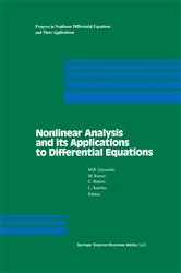 Book cover of Nonlinear Analysis and its Applications to Differential Equations by M.R. Grossinho