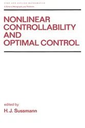 Book cover of Nonlinear Controllability and Optimal Control by H.J. Sussmann