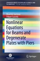 Book cover of Nonlinear Equations for Beams and Degenerate Plates with Piers by Unknown