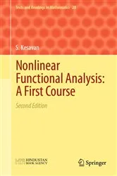 Book cover of Nonlinear Functional Analysis: A First Course (2nd ed.) by S. Kesavan