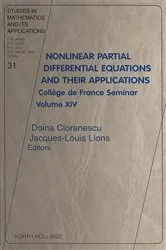 Book cover of Nonlinear Partial Differential Equations and Their Applications by Unknown