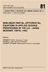 Book cover of Nonlinear Partial Differential Equations in Applied Science by Unknown