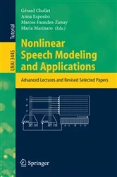 Book cover of Nonlinear Speech Modeling and Applications by Gerard Chollet