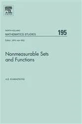 Book cover of Nonmeasurable Sets and Functions by Unknown