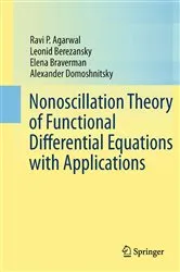 Book cover of Nonoscillation Theory of Functional Differential Equations with Applications by Unknown