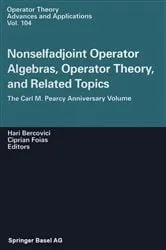 Book cover of Nonselfadjoint Operator Algebras, Operator Theory, and Related Topics by H. Bercovicii