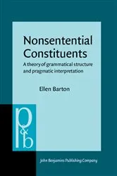 Book cover of Nonsentential Constituents by Unknown