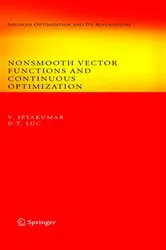 Book cover of Nonsmooth Vector Functions and Continuous Optimization by V. Jeyakumar
